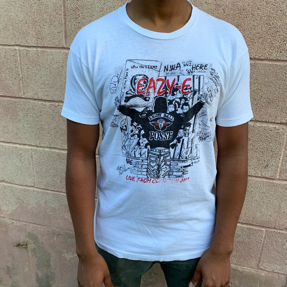Vintage 90s Eazy-E Live From Compton Jail t-shirt